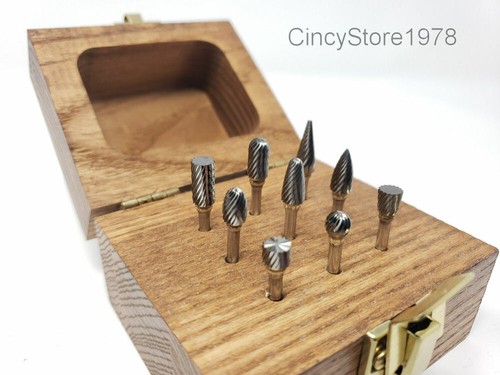 Carbide burr set single - burr, cut